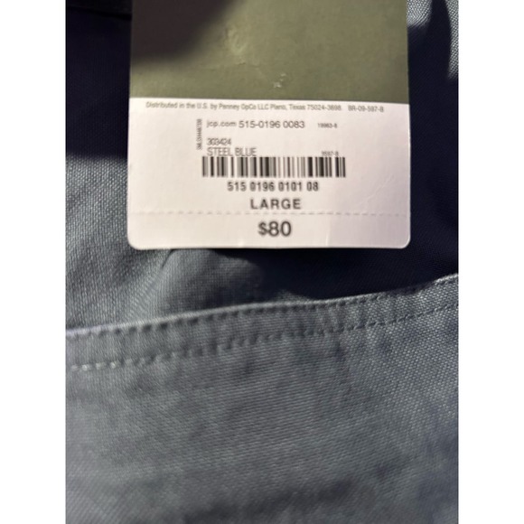 St. John’s Bay Military Jacket - Steel Blue - Size Large * M1013 - Picture 3 of 5